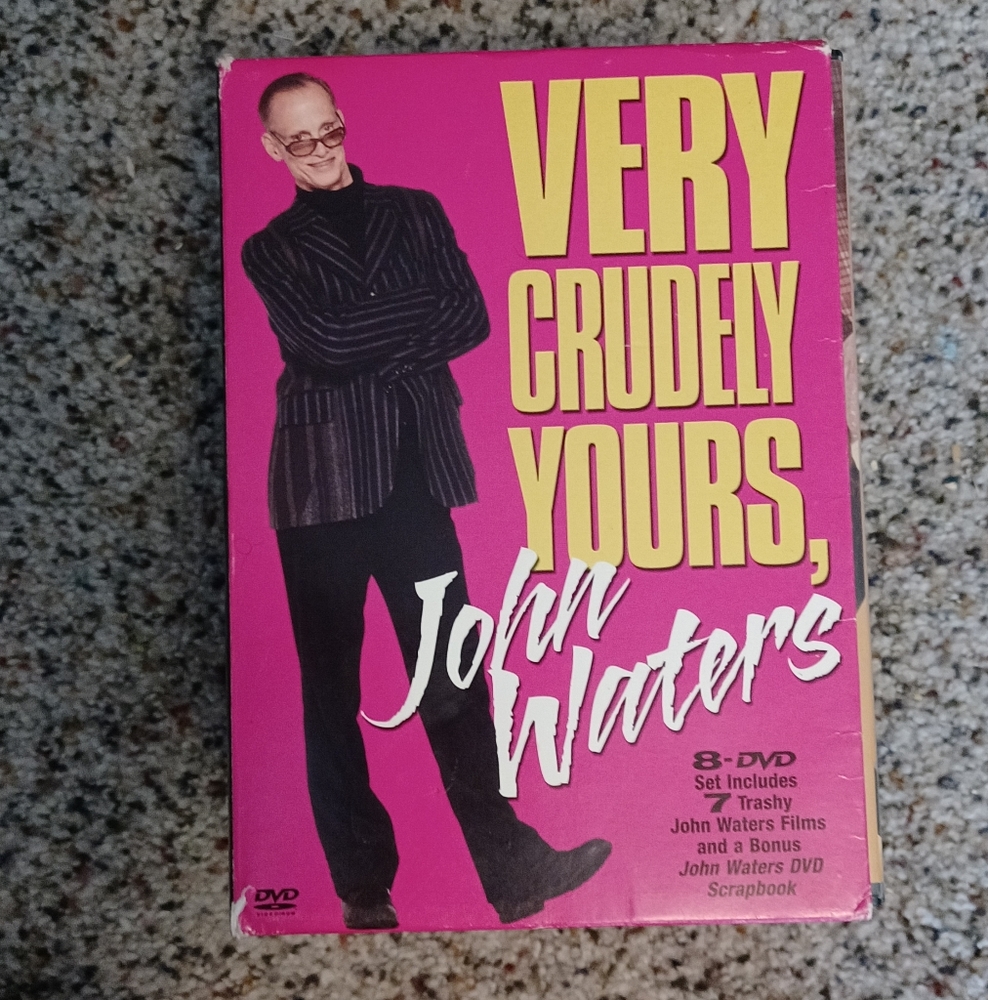 Very Crudely Yours John Waters Collection DVD 8 Disc Set Rare OOP